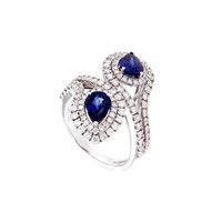 Anillo Damiani Mujer Special Classic in Oro blanco Zaffiro 1.67 Ct 81068150 - 81068150